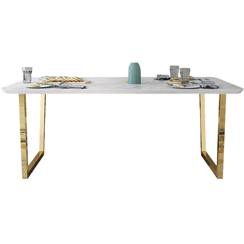 A家家具大理石餐桌家用工业风1.4米1.6米1.8米四色可选BQ204