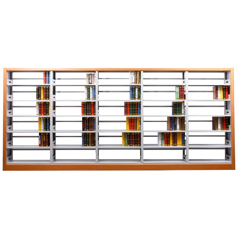 永格书架 档案室书架 资料架 办公室书架 木质书架钢制单双面书架 书房 架子 图书馆书架阅览室架子图书架 单面五层