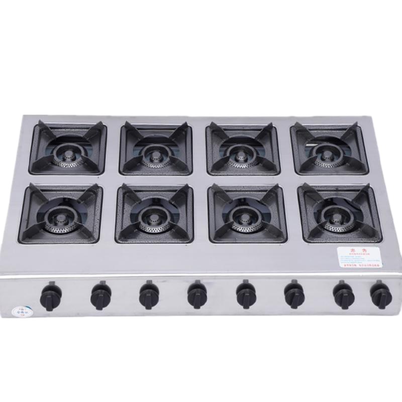 煲仔炉三眼灶商用液化气时光旧巷天然气燃气灶砂锅煲仔饭专用灶468多头炉 蜂窝方四头(天然气款)+配件