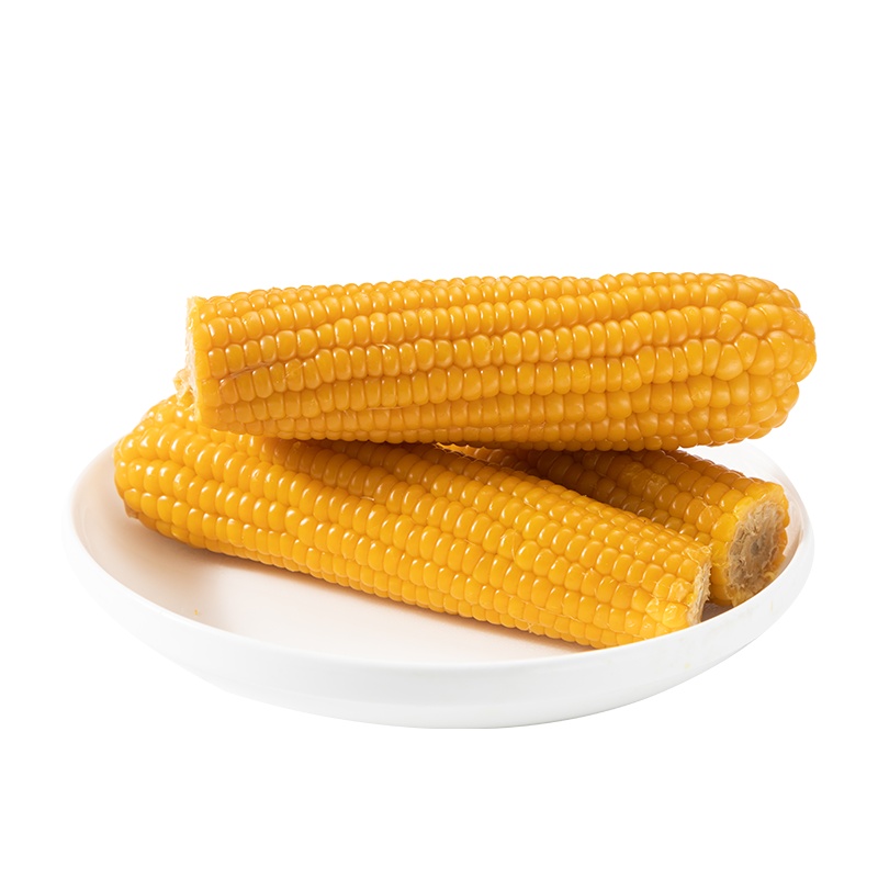 闲居人 东北黄甜糯玉米棒 新鲜黏玉米 非转基因 6支装1.5kg 烧烤食材 真空包装
