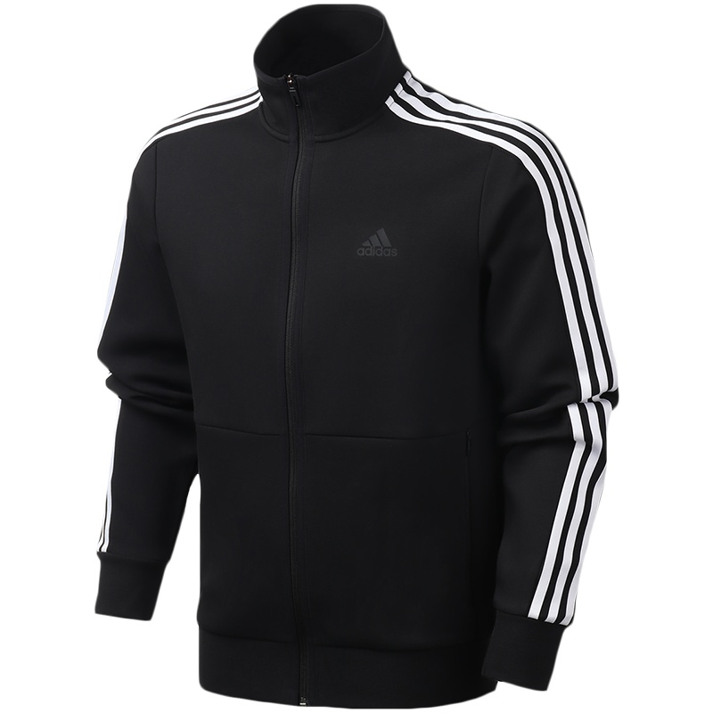 阿迪达斯男服夹克外套立领休闲运动服EH3807