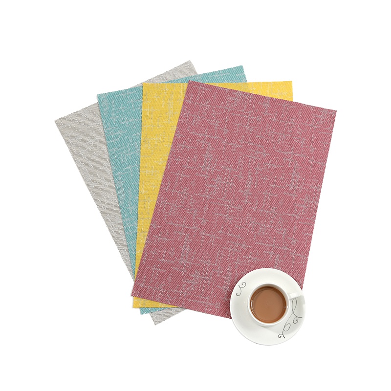 姿然 ZiRAn 特斯林隔热非一次性使用餐垫4片装小理石纹系列餐垫(购买请备注颜色,未备注颜色随机)