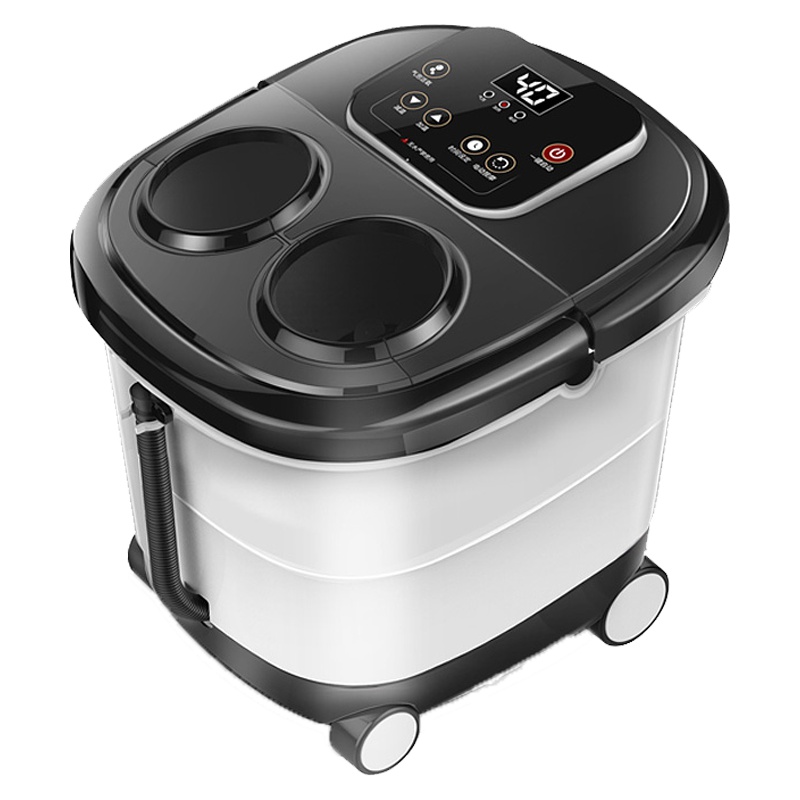 昂爵 MY-A9足浴盆熏蒸双盖全自动按摩加热泡脚盆洗脚盆深桶沐足浴器足疗盆泡脚机电动恒温 全新升级 足弓按摩