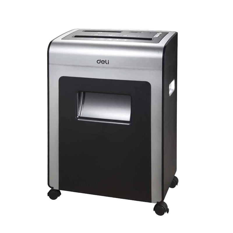 得力deli9914碎纸机多功能办公用离子净碎纸机可碎光盘纸满报警包邮