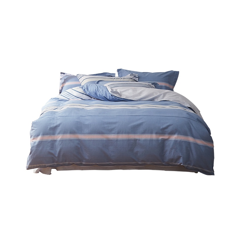 悦达家纺(YUEDA HOME TEXTILE)绅士条纹全棉四件套 200*230(花型可随机)