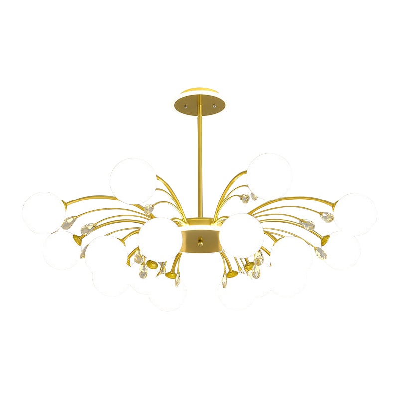 辛羽北欧客厅灯饰LED大厅吊灯轻奢餐厅灯饭厅灯卧室灯房间灯