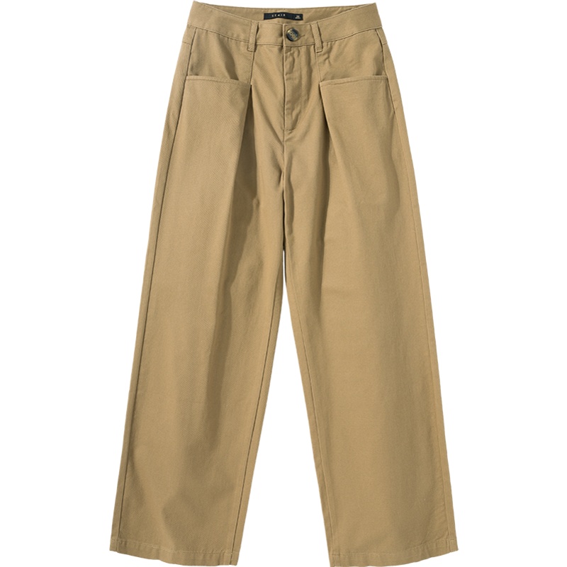 【满198减100预估价：41】森马休闲长裤女2019秋季新款高腰宽松拖地裤坠感阔腿裤显瘦洋气潮