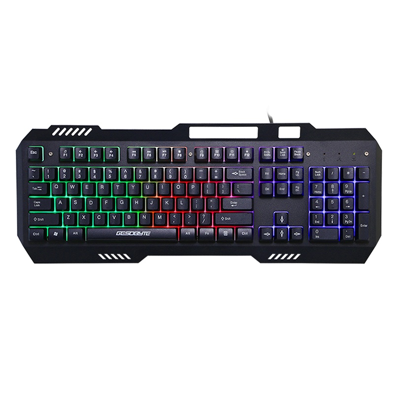 魔蝎手(mogegame) GX18有线键鼠套装 金属面板游戏键鼠电脑环境台式笔记本USB吃鸡键盘 低噪音宏定义鼠标