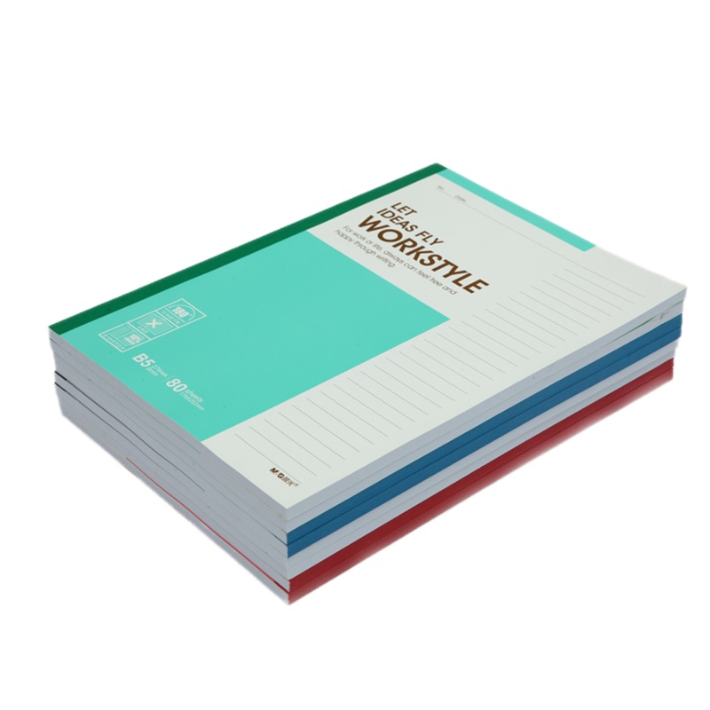 晨光 APYJT411 B5 80页笔记本加厚日记本/大学生无线软抄本办公软抄本 (5本/包)