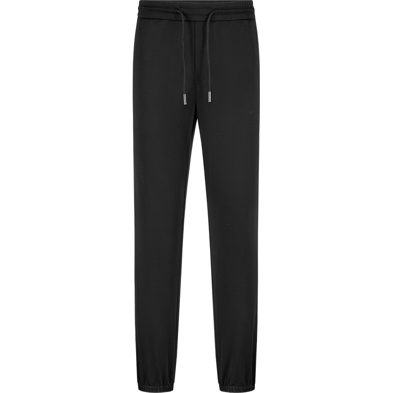 柒牌男装休闲裤2021春夏新款高弹针织透气商务修身时尚裤子男士