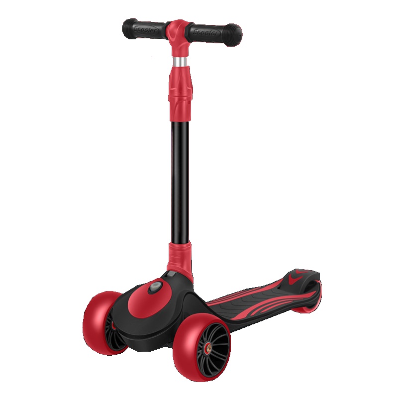 Cakalyen 可莱茵 儿童滑板车宝宝滑滑车四轮闪光踏板车可折叠升降溜溜车儿童车A08