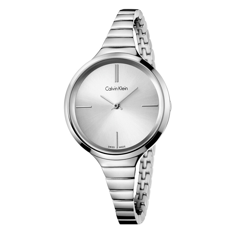 新款Calvin Klein 石英钢带LIVELY系列时尚CK女表K4U23126