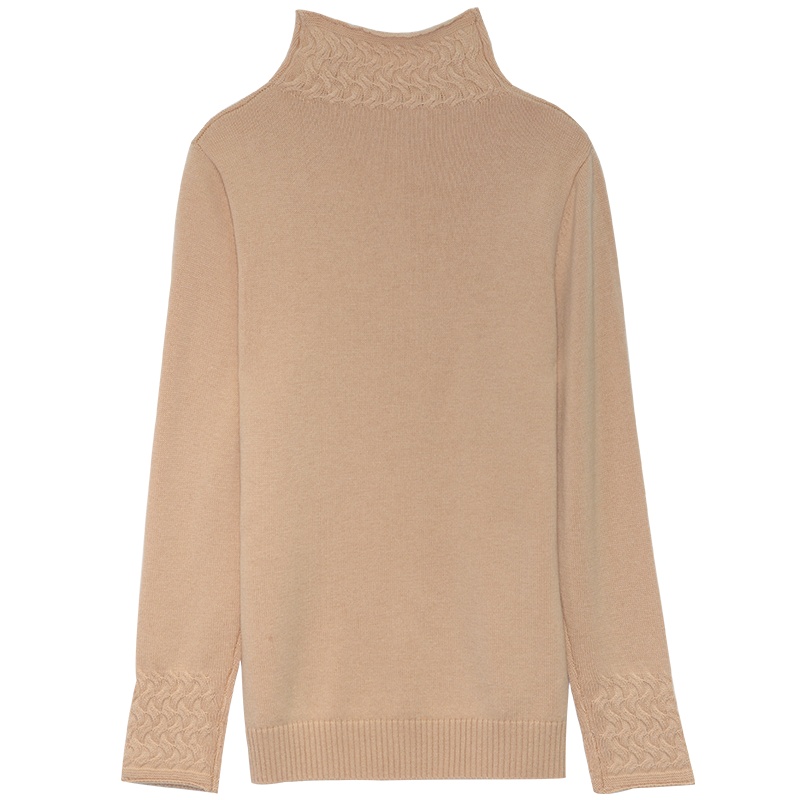 金菊秋冬新款毛衣纯色休闲时尚羊毛衫女