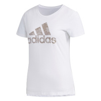 adidas阿迪达斯女子秋季新品休闲舒适透气运动训练短袖T恤EH3875 C