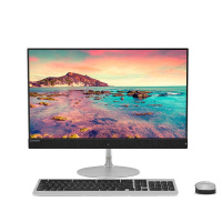 联想(Lenovo)AIO730S-24 I3-7020U/8G/256G SSD//无线键鼠/23.8英寸/银 商务办公学习个人家用企业采购一体机台式电脑