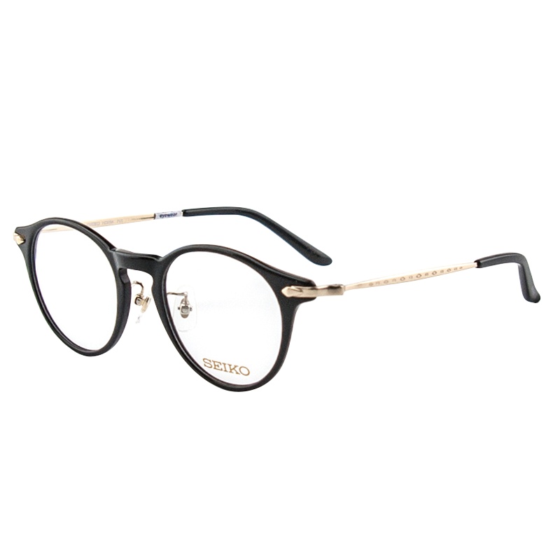 SEIKO精工 眼镜框男女款全框板材复古眼镜架近视配镜光学镜架H03094 47mm