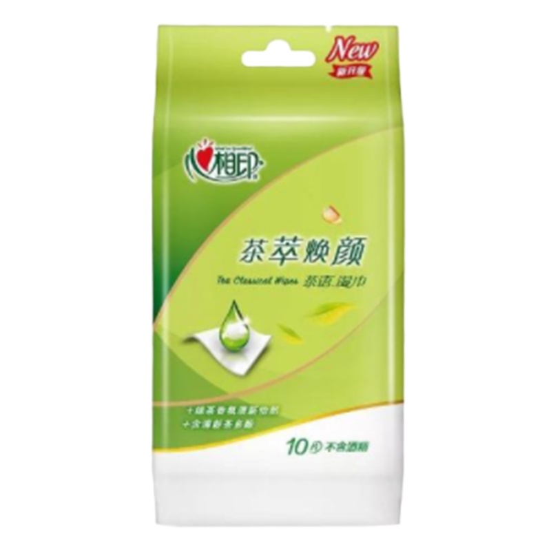 心相印 wakeup系列单片装湿巾10片/包 XCR001