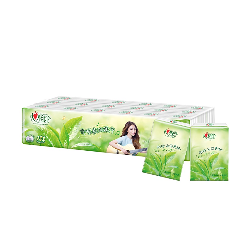 心相印 手帕纸 茶语系列 4层7片18包纸巾(新老包装随机发货)