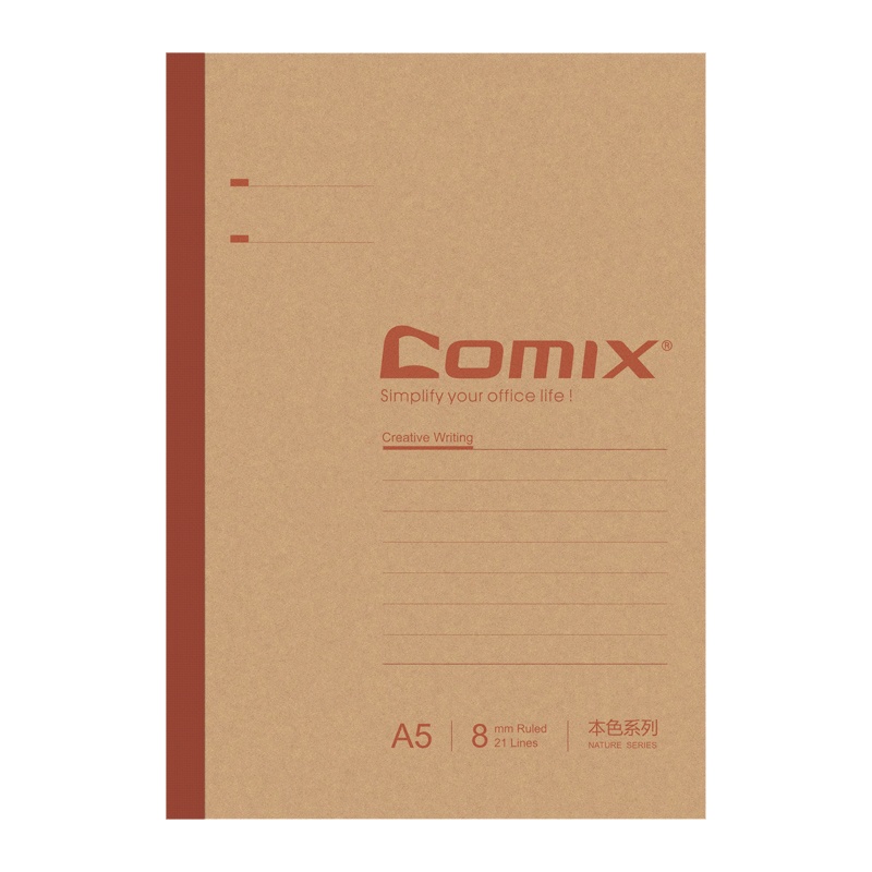 齐心 C4402 本色系列无线装订本 A5 30张 配 多色(单位:件)