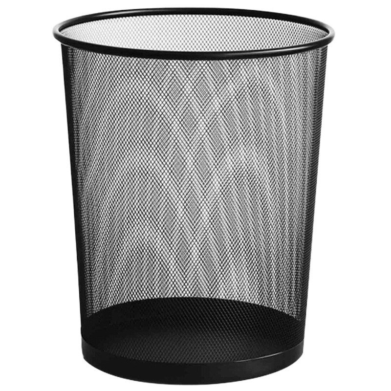 欣方圳 铁网纸篓 小号 23公分直径 单个