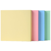 得力 400页4色简约便签纸便利贴 三本装 7151