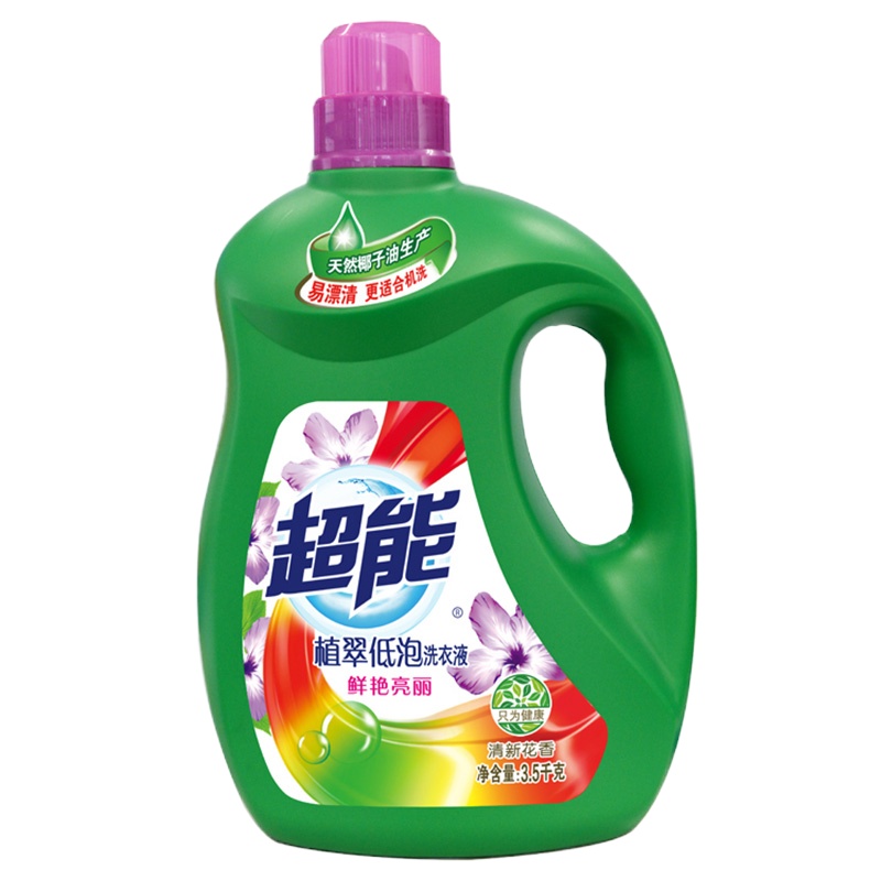 [品牌优选]超能家用去渍婴儿洗衣液植翠低泡 3.5kg/瓶