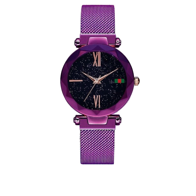 创意礼品依帝魅吸铁石手表女星空韩版简约时尚潮流防水红抖音同款新款女表情人节创意礼品适合送爱人情人节礼物