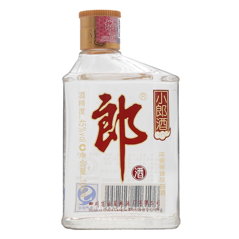 郎酒小酒 歪嘴郎 小郎酒 浓酱兼香型 45度100ml 白酒 单瓶/裸瓶装
