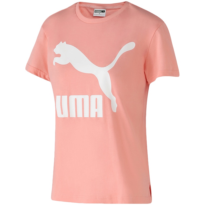 【自营】PUMA彪马女装跑步训练经典LOGO款圆领短袖T恤579406