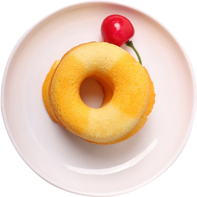 泡吧多乐滋营养早餐蛋糕整箱2.5kg甜甜圈鲜橙鸡蛋原味