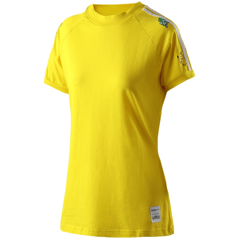 adidas阿迪达斯NEO女装新款Pokémon皮卡丘联名短袖T恤FM0317