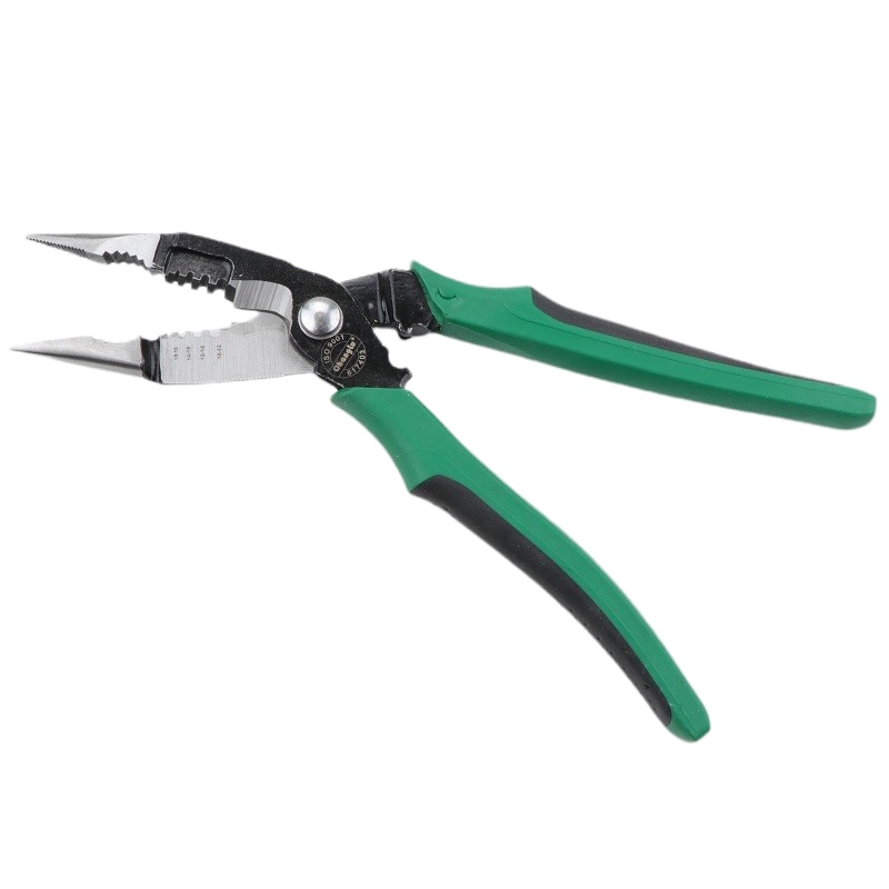 长鹿9英寸头尖嘴钳多功能钳弯