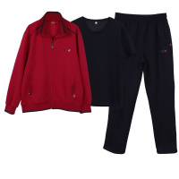 2021新款春装休闲青少年运动套装男士搭配帅气衣服春秋季三件套潮