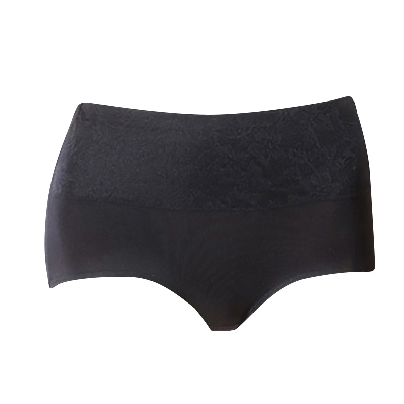 4条 浪莎女士内裤女纯棉质面料高腰三角内裤收腹提臀女式大码裤衩