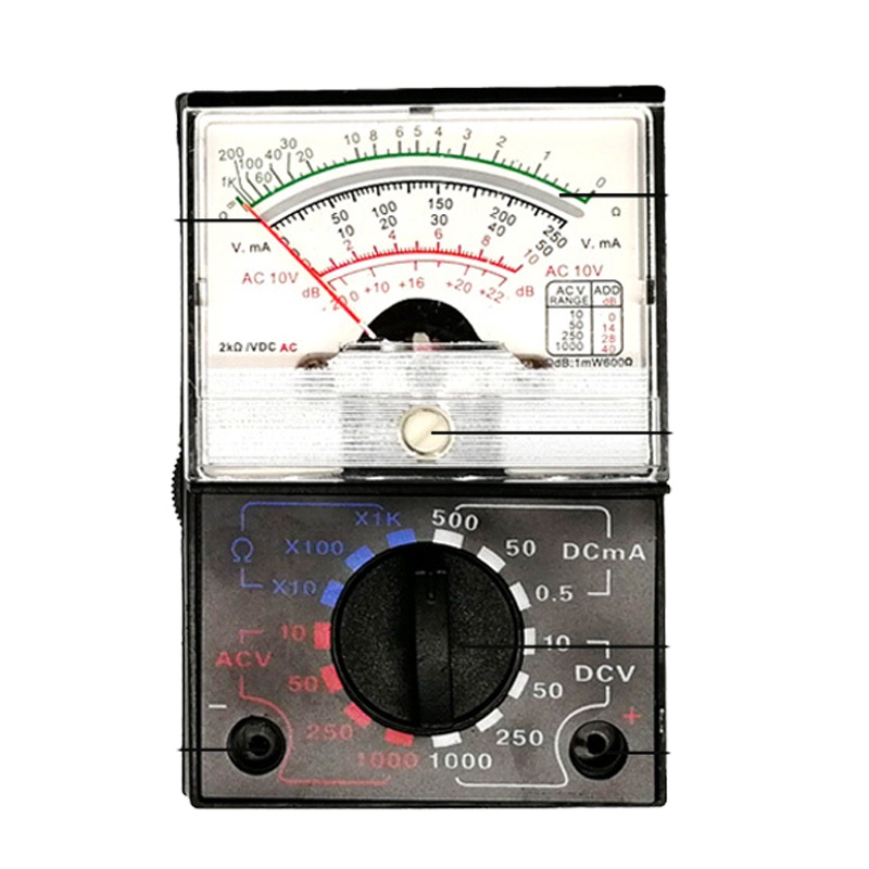 物理教学专用指针式万用表 多用电表