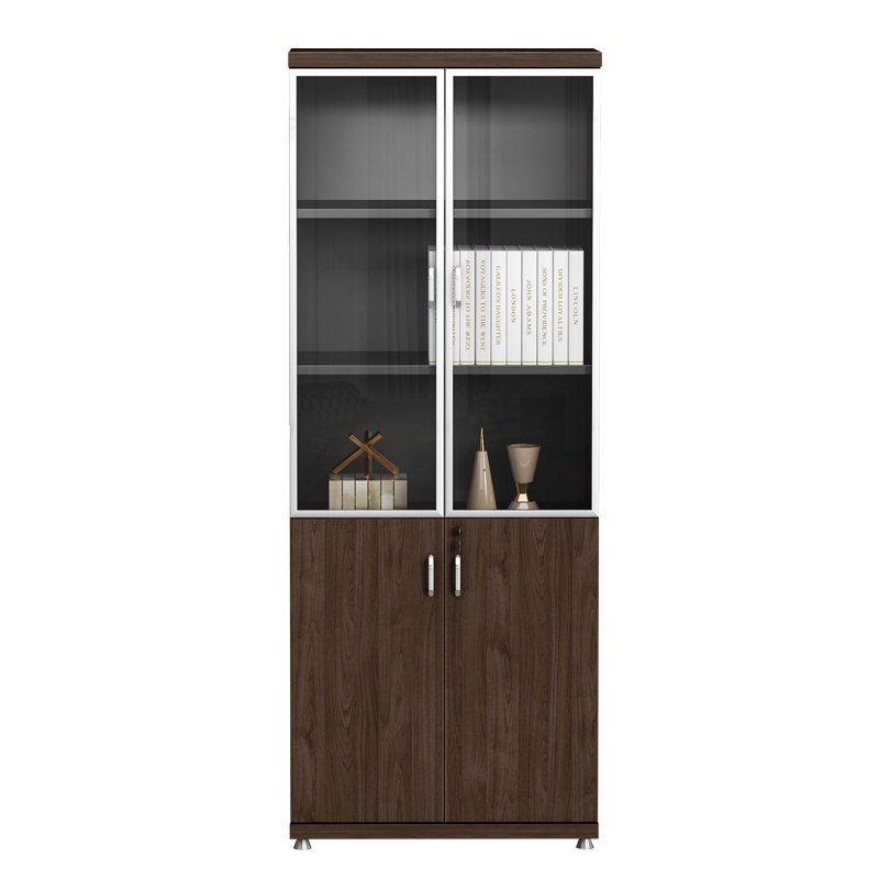 [红心家居]板式办公柜资料储物柜中二门文件柜