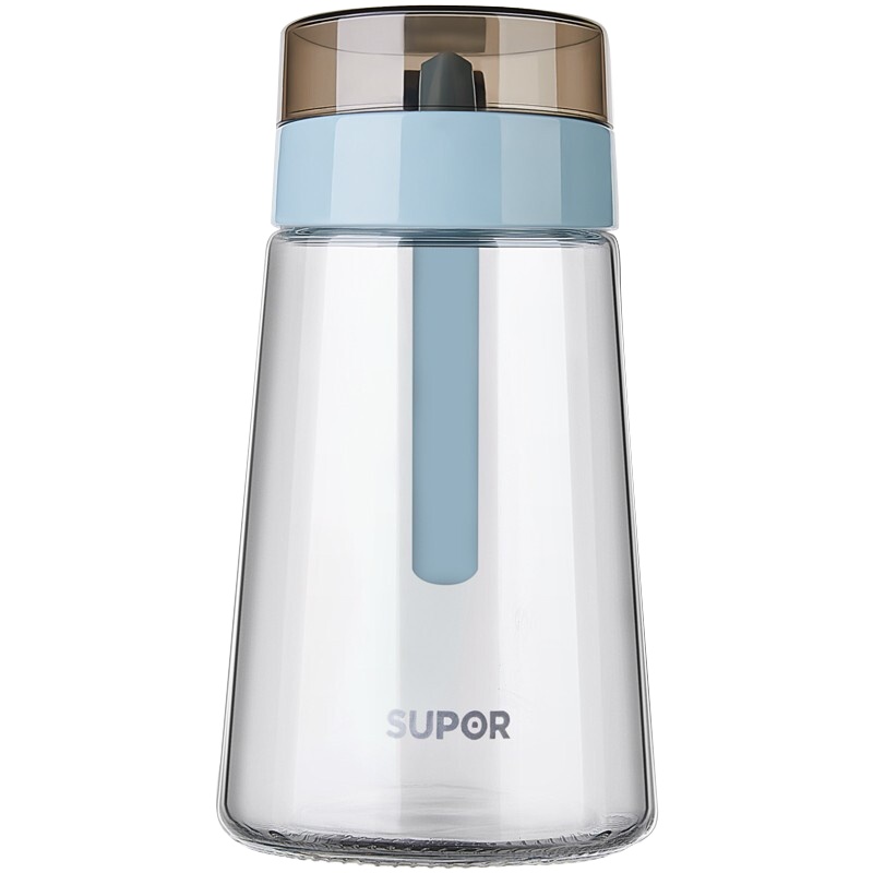 苏泊尔玻璃油壶油瓶防漏家用装油瓶酱油醋瓶倒油瓶厨房用品小油罐KG64AB50