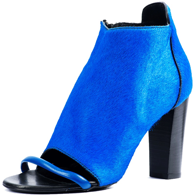 MCQ ALEXANDER MCQUEENMCQ麦寇 麦昆副线 女士牛皮高跟鞋粗跟凉靴