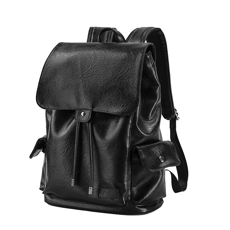 新款翻盖背包学生书包男士旅行包双肩包男男士双肩包