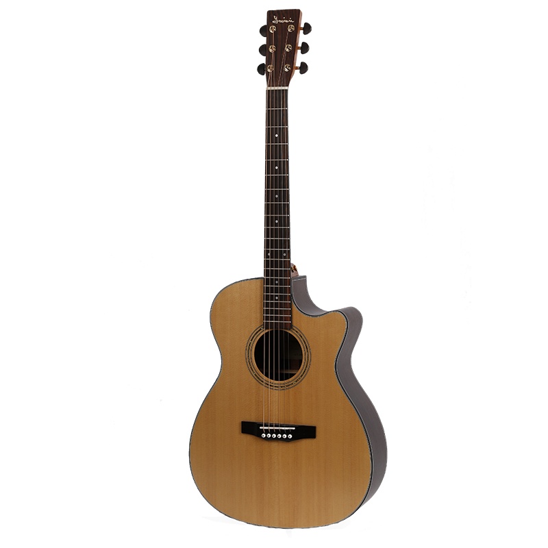 雅依利（yairi）FC-2400 民谣木吉他 初学者入门进阶jita40英寸原木色 雅伊利吉他 FC2400男生女生通