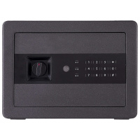 得力(deli) 保管箱33515 250*350*250mm 黑色 一台装