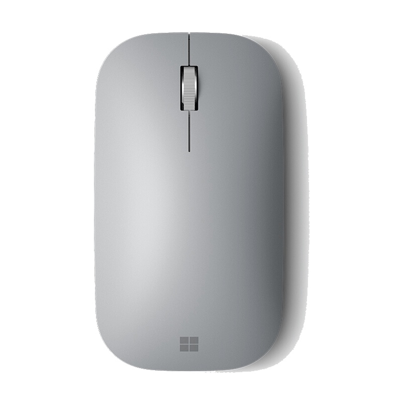 微软 Surface Mobile Mouse 亮铂金 便携蓝牙无线鼠标 金属材质滚轮 电池供电 支持手机 平板 笔记本