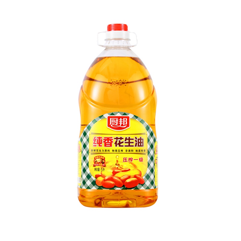 厨邦 纯香花生油食用油 5L
