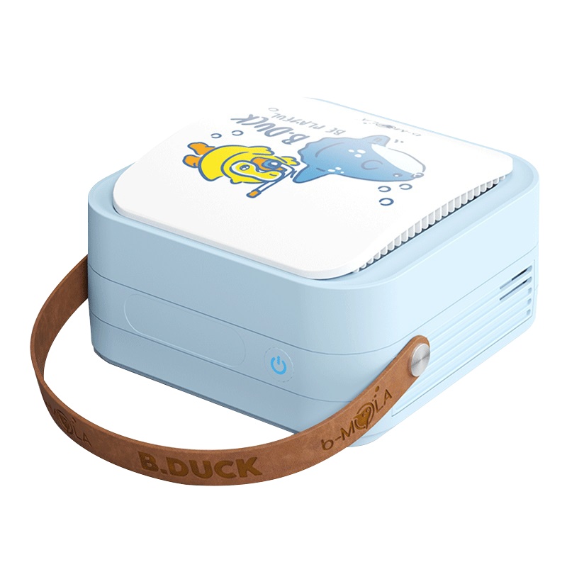 b-MOLA小黄鸭联名款空净化器NCC01804 蓝色 信山RHT空净 车载便携除菌除醛除味空净 NCCO除菌技术