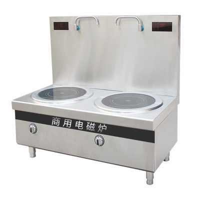 满森Masain 大功率商用电磁双平头炉15kw煲汤炉灶大型熬汤炉平面牛羊肉汤电炉灶