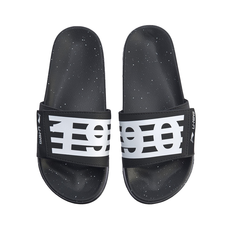 李宁(LI-NING)拖鞋女鞋迪士尼米奇联名凉拖夏季魔术贴凉鞋AGAP004