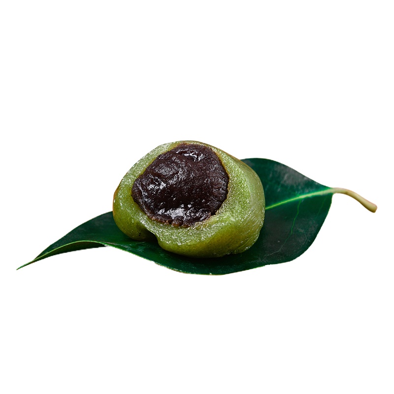 艾草豆沙青团 网红蛋黄肉松清明果团子传统糕点心 豆沙青团2盒12只装