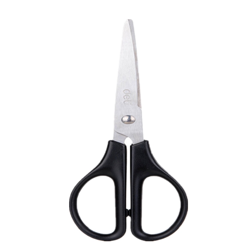 得力(deli) 170mm办公家用生活剪刀 办公用品 黑色