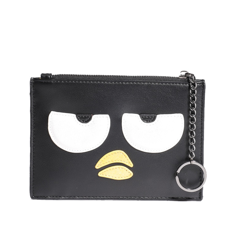 HELLO KITTY 酷企鹅撞色hellokitty系列手拿包 黑色