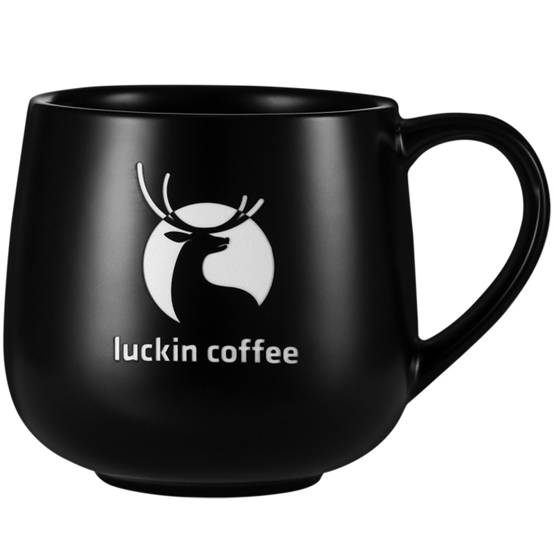 瑞幸咖啡（luckin coffee）经典幸运马克杯 大容量简约咖啡杯